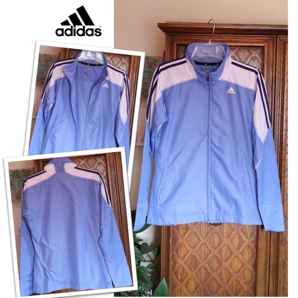 Adidas Essential 3-Stripe Windbreaker Track Jacket Style #P52640 Blue - Size S - Picture 16 of 16